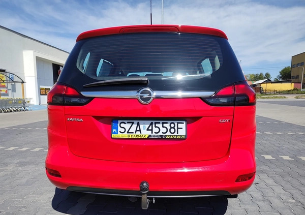 Opel Zafira cena 48777 przebieg: 160000, rok produkcji 2017 z Ogrodzieniec małe 301